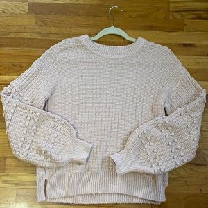 Blush pink made well sweater